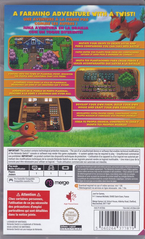 Monster Harvest - Switch