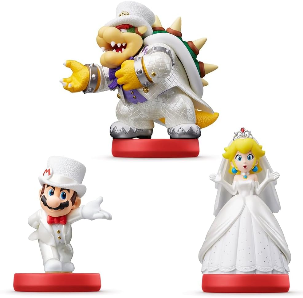 Nintendo AMIIBO: Super Mario Odyssey - Mario/Peach/Bowser (Wedding)
