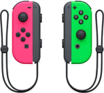 Nintendo Official Switch - Joy-Con Controller Pair - Neon Green/Neon Pink