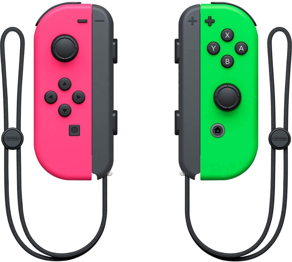 Nintendo Official Switch - Joy-Con Controller Pair - Neon Green/Neon Pink