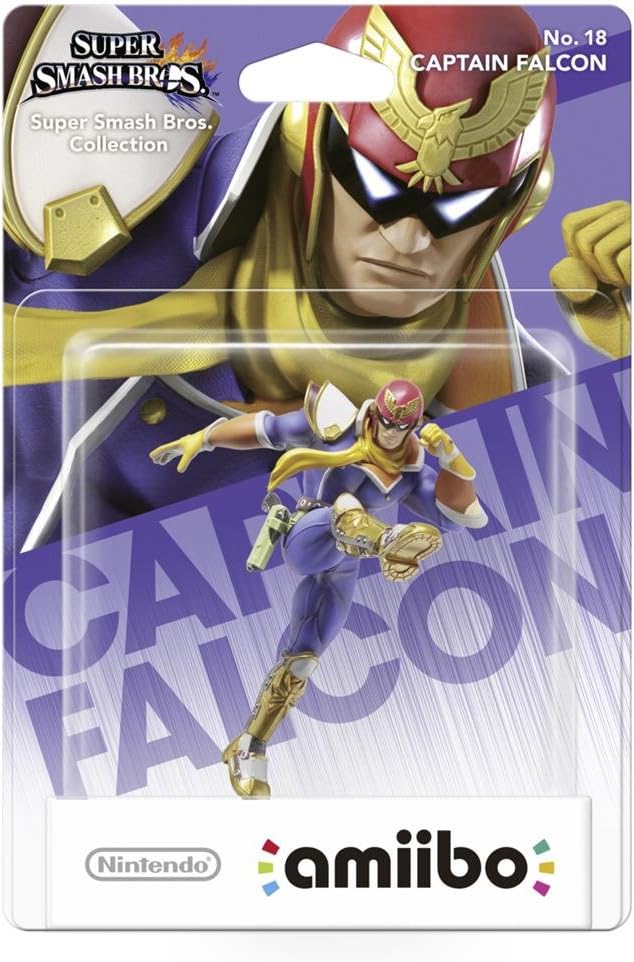 Nintendo AMIIBO: Super Smash Bros. Collection - Captain Falcon - No. 18