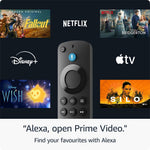 Amazon Fire TV Stick HD, free and live TV, Alexa Voice Remote, smart home controls, HD streaming