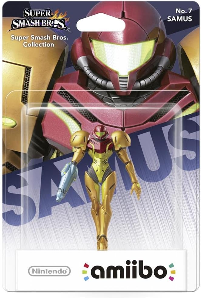Nintendo AMIIBO: Super Smash Bros. Collection - Samus - No. 7