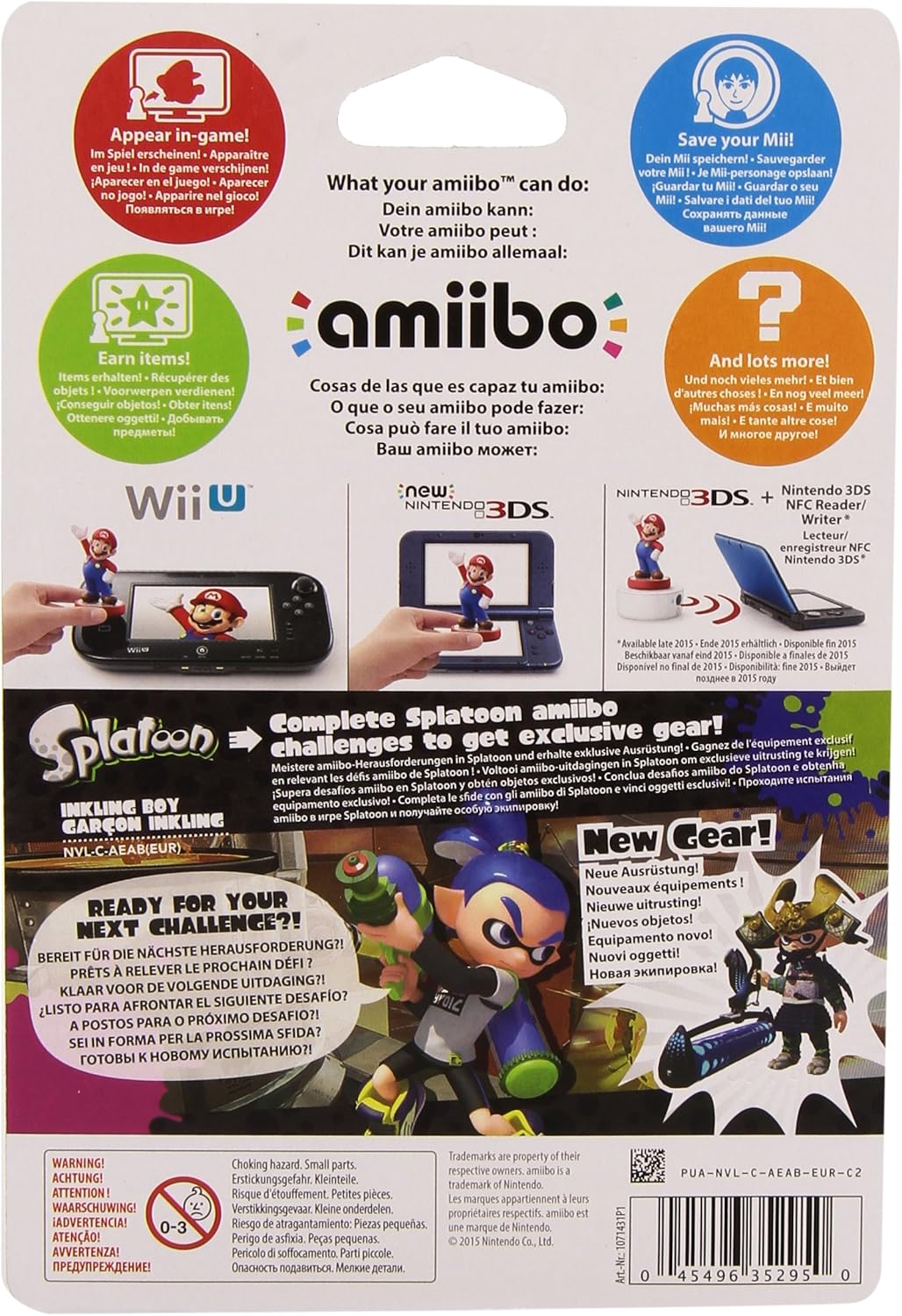 Nintendo AMIIBO Splatoon - Inkling Boy