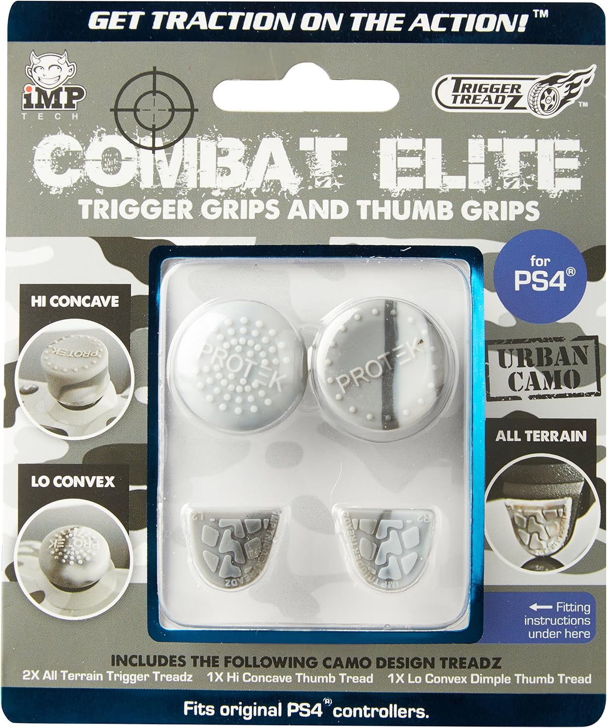 IMP Tech Trigger Treadz Combat Elite Trigger Grips + Thumb Grips