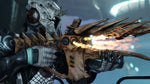 Scene from Destiny 2: Forsaken - Legendary Collection showing a Character in futuristic armor holding a weapon with glowing elements