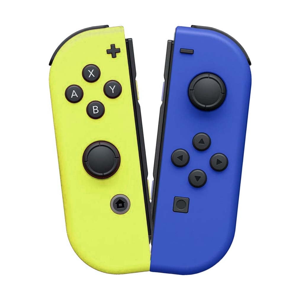 Nintendo Official Switch - Joy-Con Controller Pair - Neon Blue/Neon Yellow