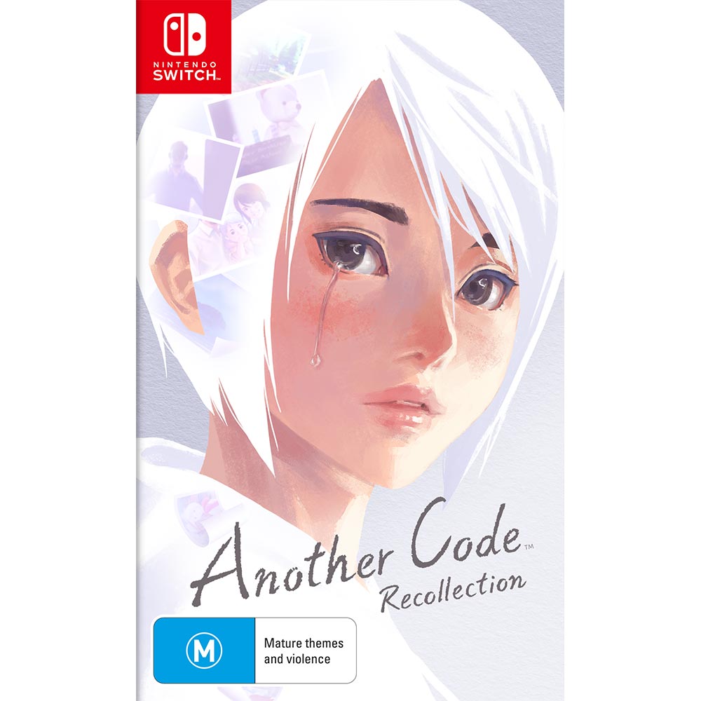 Another Code Recollection Nintendo Switch Australian Edition game cover featuring Ashley Mizuki Robbins, official artwork and Australian M age rating.