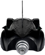 Rear view of the McFarlane Batman Forever Batmobile showing the central turbine exhaust and rear fins