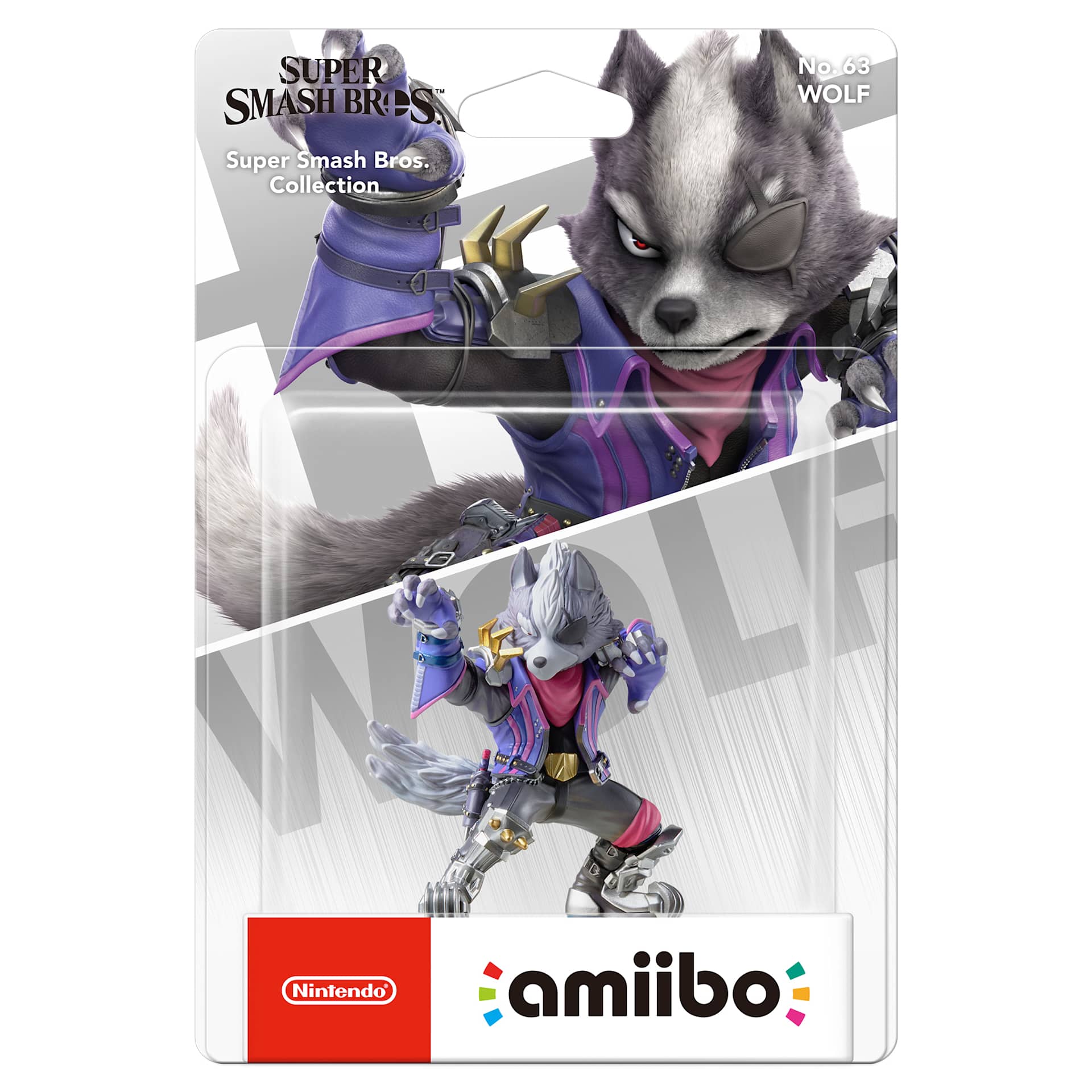 Nintendo AMIIBO: Super Smash Bros. Collection - Wolf - No. 63