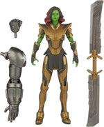 Marvel Legends Warrior Gamora action figure from What If...? with sword, alternate hand and Hydra Stomper Build-A-Figure parts