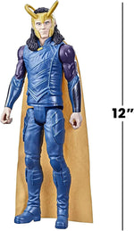 Marvel Loki Titan Hero Series action figure showing 12-inch height