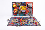 Marvel Race Home board game set with game board, 3D Marvel pieces, dice and retail box