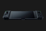 Razer Junglecat wireless Android gaming controller shown horizontally with dual-sided controls, analogue thumbsticks and a smartphone-style gaming layout.