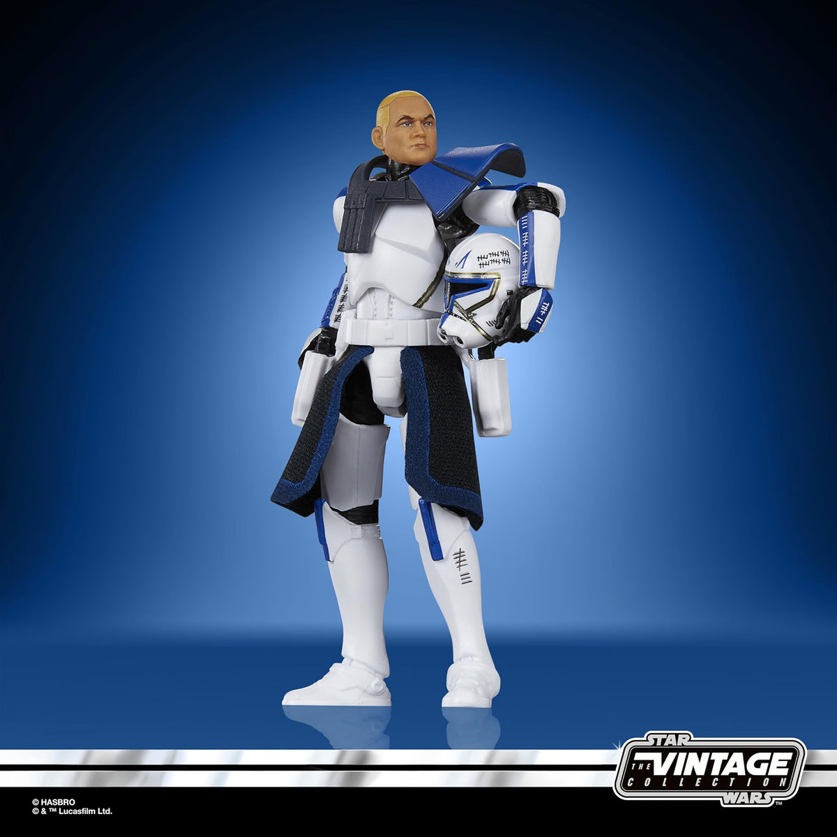 Clone Commander Rex Bracca Mission action figure holding removable helmet from Star Wars The Bad Batch