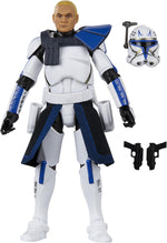 Star Wars The Vintage Collection Clone Commander Rex Bracca Mission action figure with helmet and blaster accessories